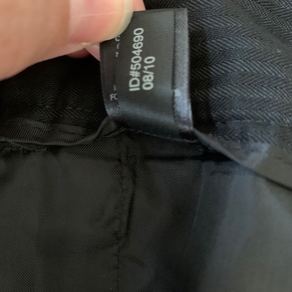 Express design studio grey charcoal check pattern size 8 stovepipe career - Picture 15 of 16